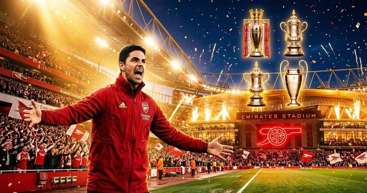 Arteta Masters Rotation as Arsenal Chase Historic Quadruple