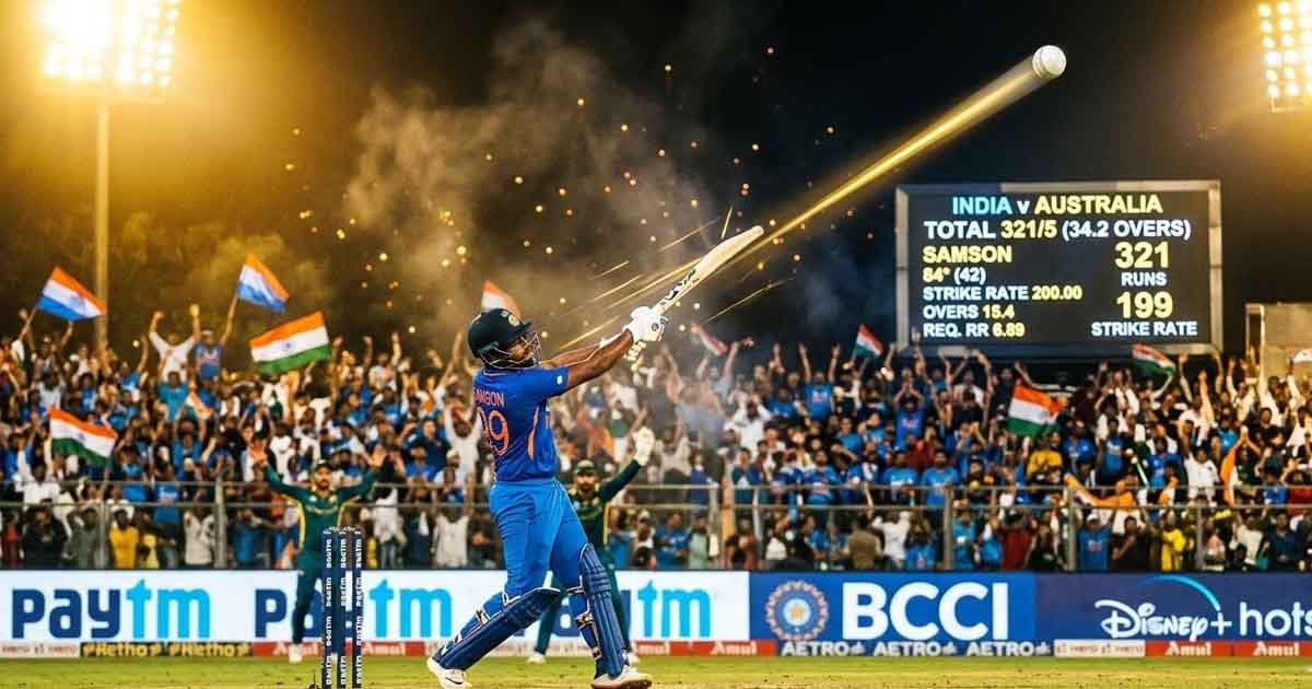 Sanju Samson Named Best T20 Player With 321 Runs at 199 Strike Rate